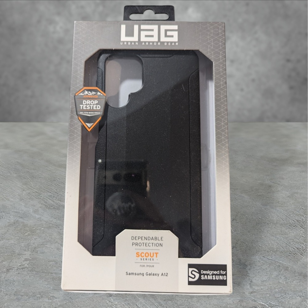 L4. Urban Armor Gear, UAG, Scout Series Case for Samsung Galaxy A12‎ 6.5" Black